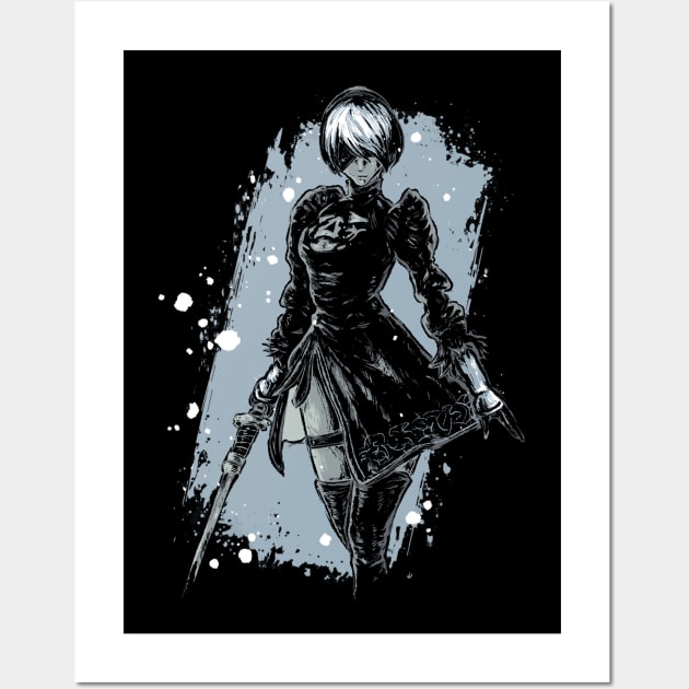 2B Wall Art by xMorfina